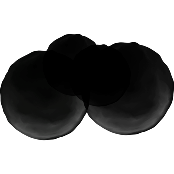 cube drops simple elements, organic amoeba blob shape in modern style fluid dynamic. png