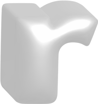 r metallic inflate balloon style alphabet png