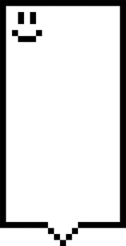 8bit retro game pixel speech bubble balloon icon sticker memo keyword planner text box banner png