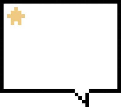 8bit retro game pixel speech bubble balloon icon sticker memo keyword planner text box banner png