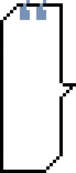 8bit retro game pixel speech bubble balloon icon sticker memo keyword planner text box banner png