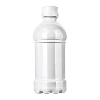White Water Bottle on Transparent Background png