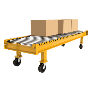 Conveyer with Boxes on it on Transparent Background png