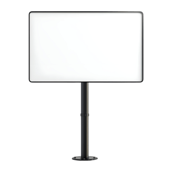 Street Billboard Mockup on Transparent Background png