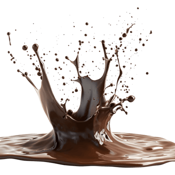 Chocolate Splash on Transparent Background png