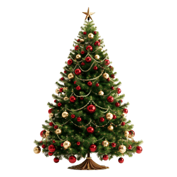 Christmas Tree on Transparent Background png
