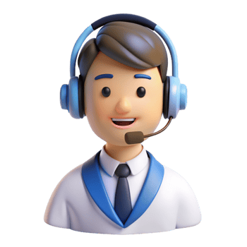 Customer Service People 3d Render png
