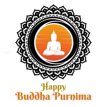 buddha Purnima template psd