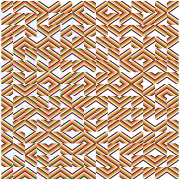 Geometric pattern background with Scandinavian abstract color or Swiss geometry prints of rectangles, vector