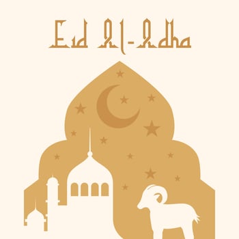 Eid Al Adha Mubarak psd