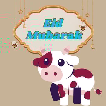 Eid Al Adha Mubarak psd