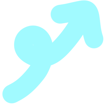 blue arrow element png