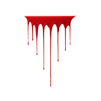 Spooky Cutouts of Blood Drops png