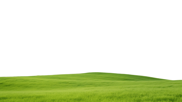 Enchanting Cutouts of Green Hills Landscape png