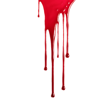 Disturbing Cutouts of Blood Drips png