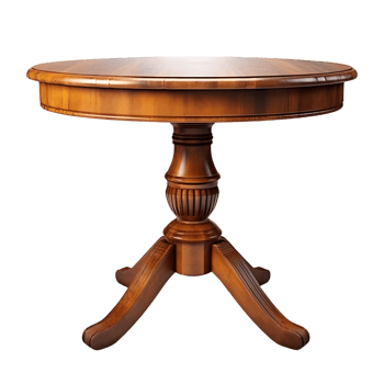 Timeless Wooden Table Silhouettes png