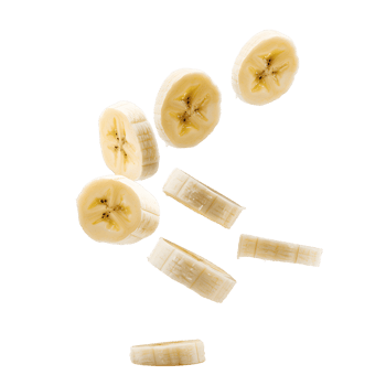 Whimsical Banana Slice Silhouettes Dancing png