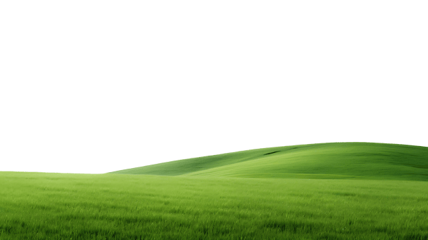 Radiant Green Hills Silhouettes png