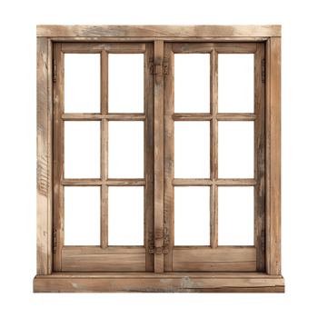 Homey Wooden Window Cutouts png
