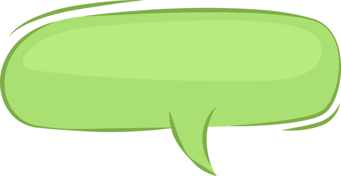 bubble speech massage png