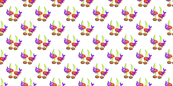 Expandable Pattern of Birds, Fish and pets Decoration vector