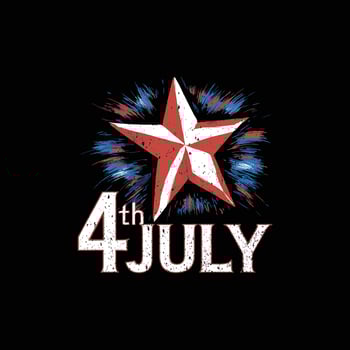 Happy Fourth of July, Vintage retro 4th July t shirt design. vector