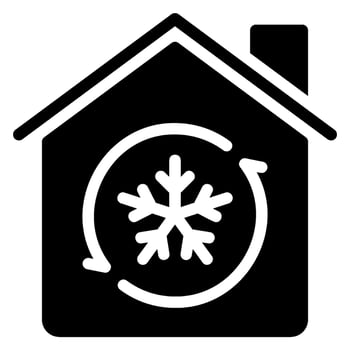 house glyph icon vector