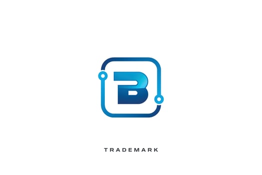 B Letter Trademark Brand Logo vector