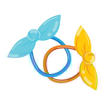 Summer Fashion Flat Stickers vector