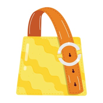 Stylish Ladies Bags Flat Stickers vector