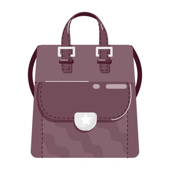 Stylish Ladies Bags Flat Stickers vector