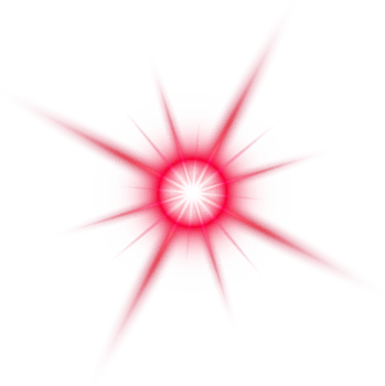 Red light lens flares png