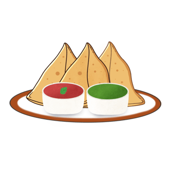 Samosa Crispy Snack png