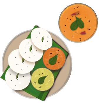 Idli Sambhar Chutney png