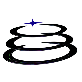 3d y2k chrome ring element png