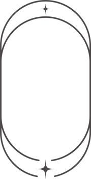 Outline frame with stars. Aesthetic border element. Minimal graphic arch shape. Y2k modern simple abstract figure with sparkles. Trendy geometric ellipse window png