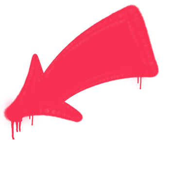 spray arrow graffiti style element png