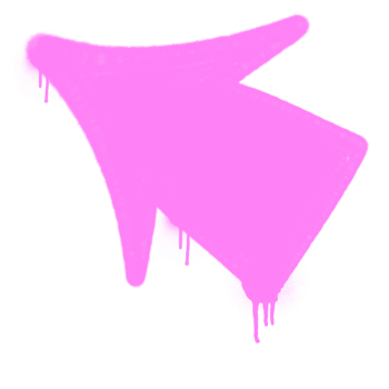 spray arrow graffiti style element png