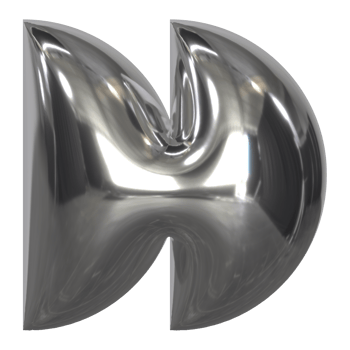 3d chrome Retro futuristic y2k elements png