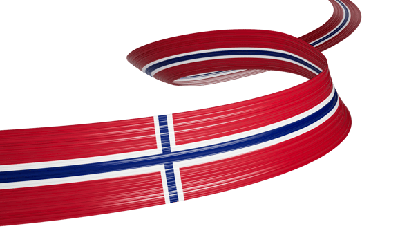 3d Flag Of Norway Country 3d Wavy Shiny Norway Ribbon , 3d illustration png