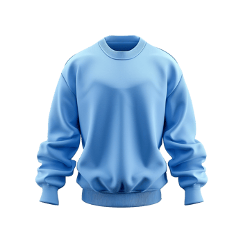 Blue sweatshirt isolated on transparent background png