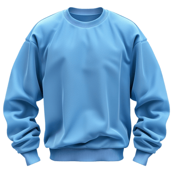 Blue sweatshirt isolated on transparent background png