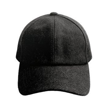 Black cap isolated on transparent background png