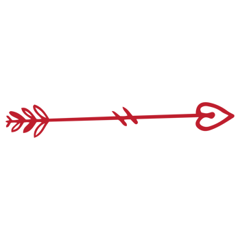 Heart arrow clip art, Hand drawn swirls png