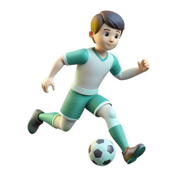 Soccer Player 3d png