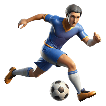 Soccer Player 3d Image png