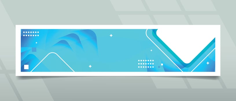 Creative Banner Design with modern and abstract concept for promotions vector