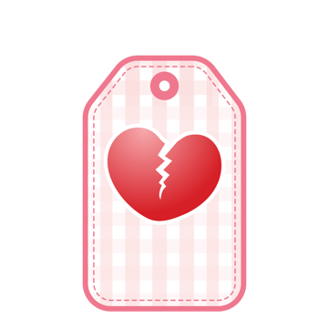 Valentines day label templates png