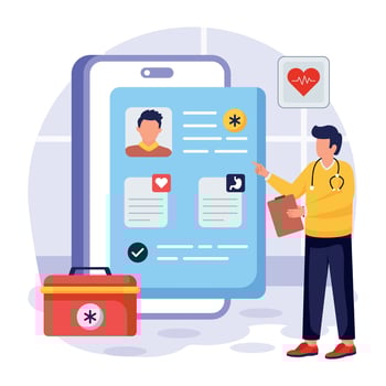 Appointment Scheduling Flat Illustrations vector