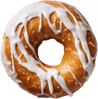Indulge in the irresistible charm of a donut, featuring a lustrous topping that promises a delightful, decadent experience. AI-Generated. png